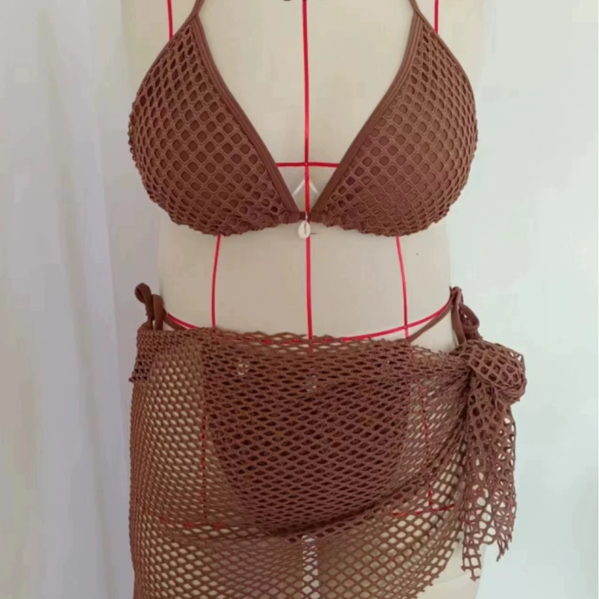 Раздельный sexy купальник, пояс, городской стиль,