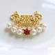 ··double happiness pearl + red diamond