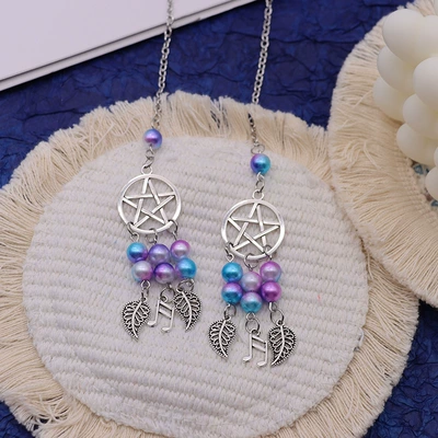 Interior Pendant Colorful Beads Wind — Car hanging