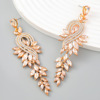 Fashionable design metal earrings, trend of season, European style, wholesale