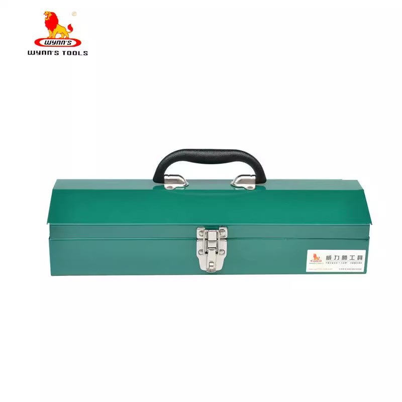 威力狮手提工具箱 推车式加厚铁工具箱 分层工具箱W0390 W0391