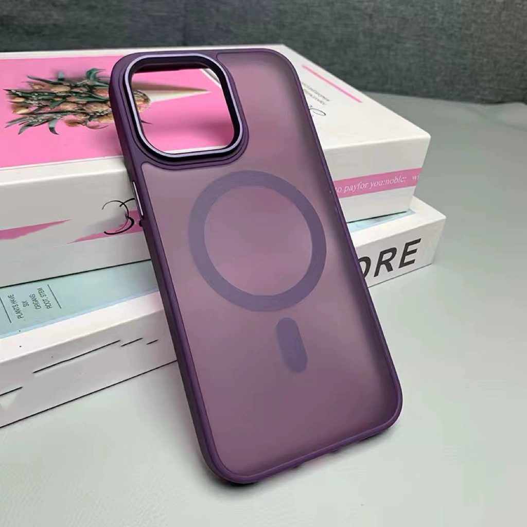 Чехол для телефона (Apple) iPhone 17 серии, матовый, с кольцом MagSafe-подобным, антивандальный