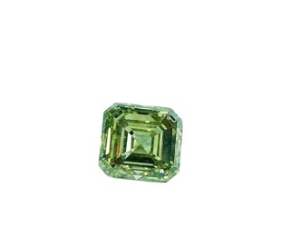 Greta GIA Certificate Natural Diamond Jewelry Fancy Diamond Ring Inlaid with 1.5ct Ace Green Diamond Bare Stone