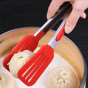 Pot bread clip food clip anti-scalding cold dish pliers silicone clip steamed bread artifact steamed buns special steamed buns kitchen