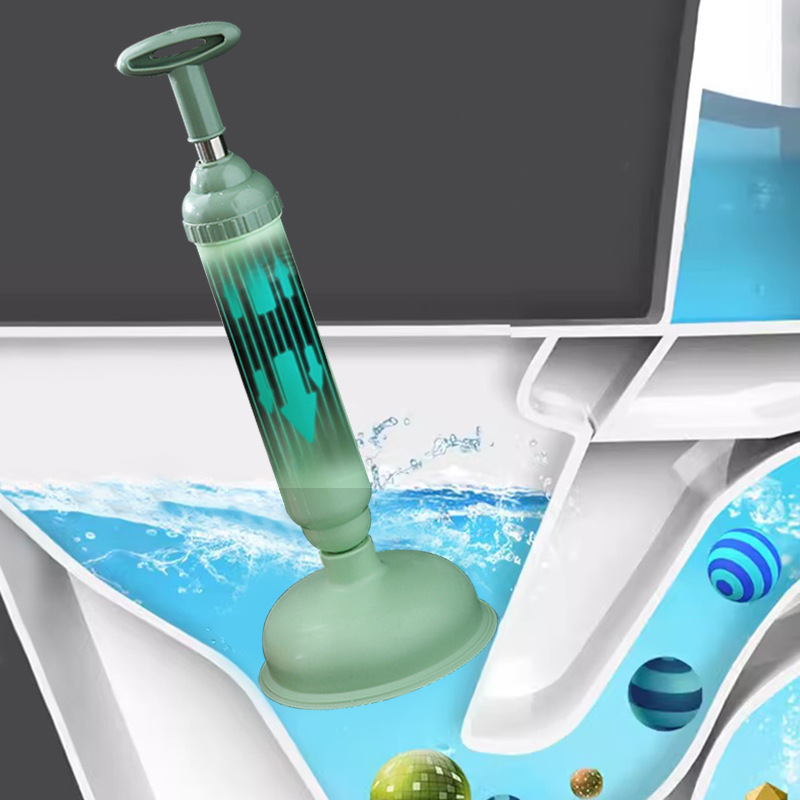 Toilet rubber plunger, home one-shot vacuum pipe unblocker, bathroom sewer drain unblocking, powerful rubber suction
