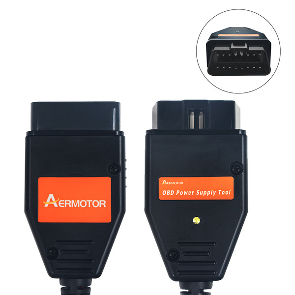 Battery charging clamp Emergency power supply ECU OBD2 connector…