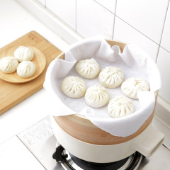 Japanese steamer cloth non-stick household pure cotton gauze cloth steamer basket cloth steamed bun bread tray cloth steamed cake mat steamer mat baking