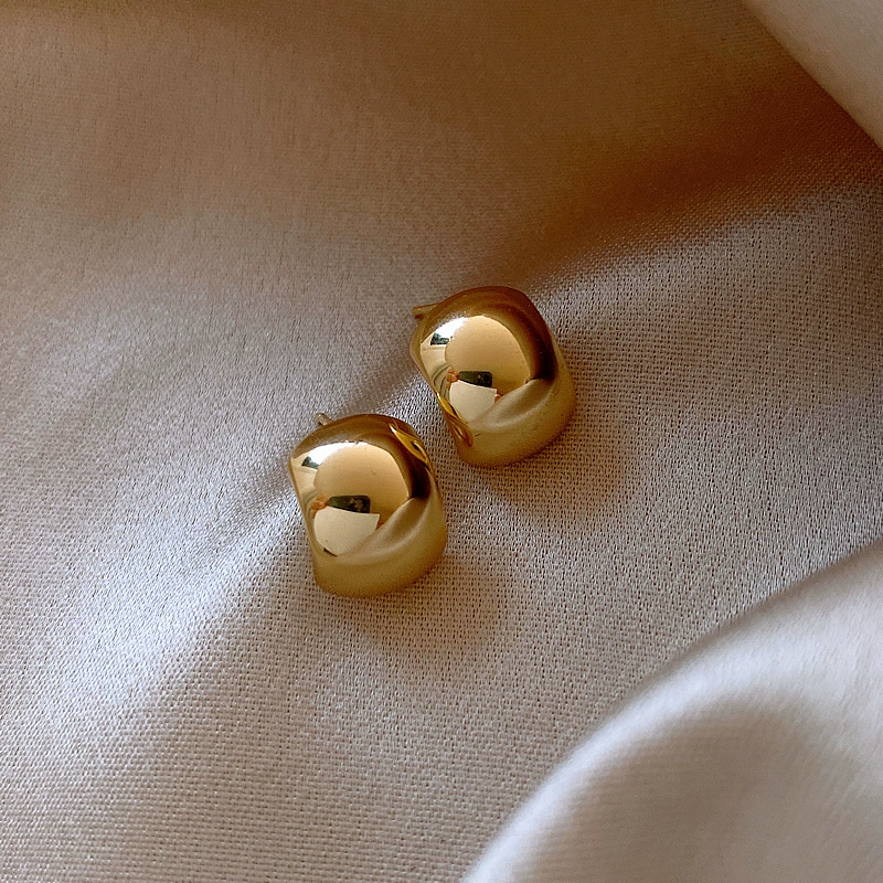 Trend earrings, design with bow, silver 925 sample, wish