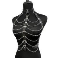 Европейские и американские трансграничные взрывные модели AliExpress Amazon сексуально преувеличенные цепи на шее
