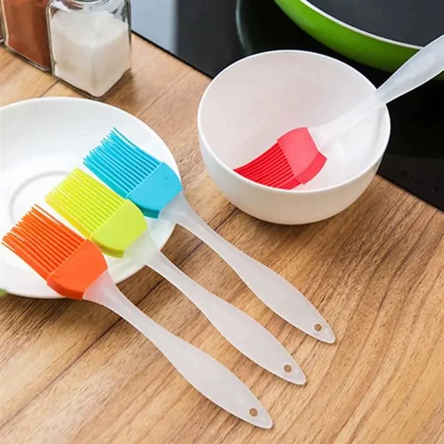 Oil brush silicone oil brush edible brush oil brush kitchen pancakes high temperature resistant barbecue household oil brush does not shed hair