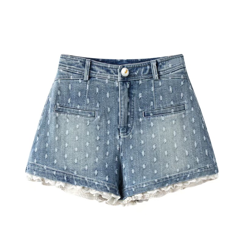 In Stock 2025 New Summer Style Sweet Age-Reducing Wear Back Waist Bow Denim Shorts for Women Lf25X61Np456 In Stock 2025 New Summer Style Sweet Age-Reducing Wear Back Waist Bow Denim Shorts for Women Lf25X61Np456