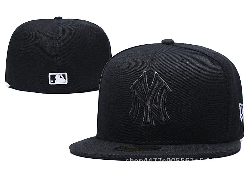 Sombreras de béisbol totalmente cerradas para hombres no ajustables, sombreros de baile callejero totalmente cerrados, sombreros de borde plano, sombreros de tamaño americano
