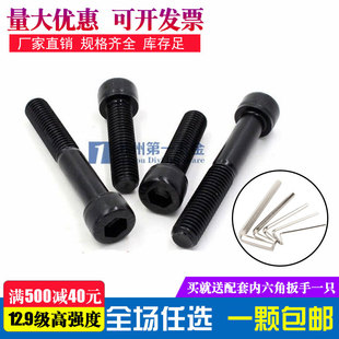 Grade 12.9 hexagon socket head cap screw M3 M4 M5 M6 * 4/5/6/8/10/20/30/40/50/60/70-100