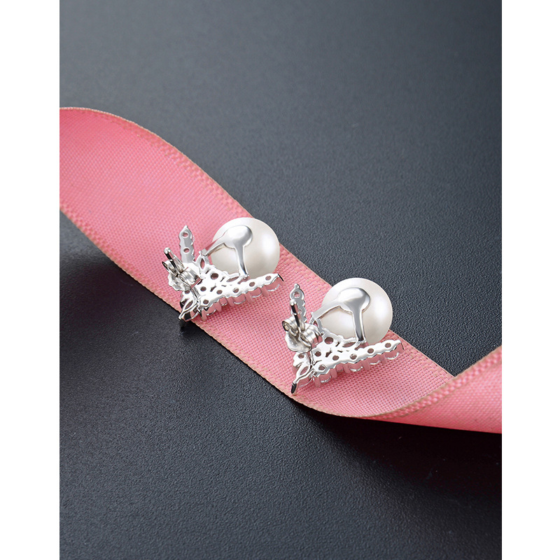 Ice Queen perla pendientes 925 plata esterlina nicho diseño 2023 nueva luz de lujo de alto grado pendientes