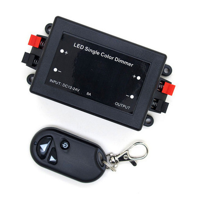 wireless RF RF 3 key led controller low pressure Light belt Remote control switch monochrome Dimmer