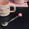 Great value for money round ball spoon in the same color