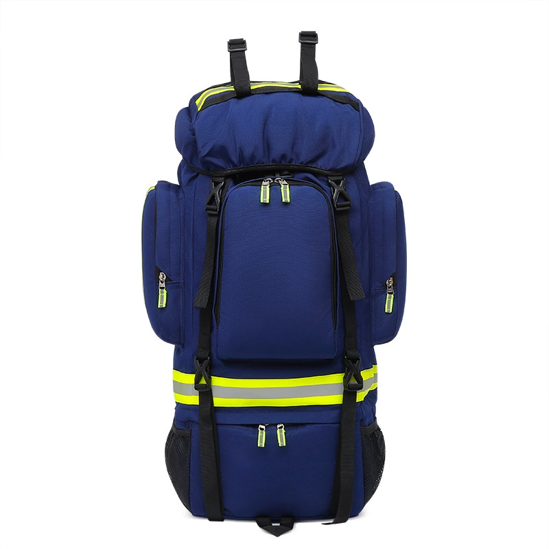 Рюкзак для лесных пожаров и ликвидации последствий стихийных бедствий, 80 литров, медицинский рюкзак для спасательных работ и альпинизма, рюкзак для оказания первой помощи с логотипом