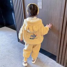 2025新款女童秋冬季加绒儿童