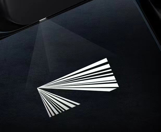 Aplicable a Tesla Model3y Luz de bienvenida Renovada edición de Tesla Conmemorativa Luz de atmósfera de puerta Luz de puerta modificada
