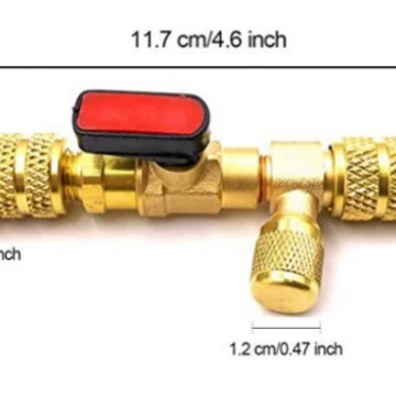 R12R22R410A инструмент для погрузки и разгрузки сердечника клапана Быстрая замена сердечника клапана 1/4SAE 5/16SAE резьбовой интерфейс