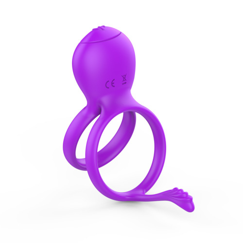 Haoqi Novel Silicone Vibrating Ring Male Sexual Vibrator Massager Wholesale Manufacturer