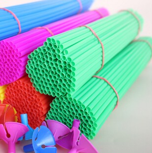 Balloon accessories wholesale 28cm Rod drag balloon mop lightweight pump balloon glue point balloon chain accessories