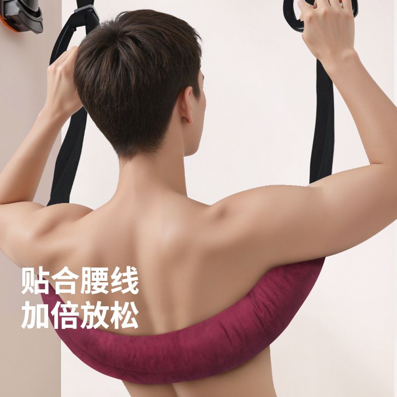 Protección de la cintura colgante, dispositivo de tracción de la columna lumbar, soporte doméstico, barra horizontal colgante, corrección de estiramiento, hernia de disco lumbar, suspensión, estiramiento, protección de la cintura