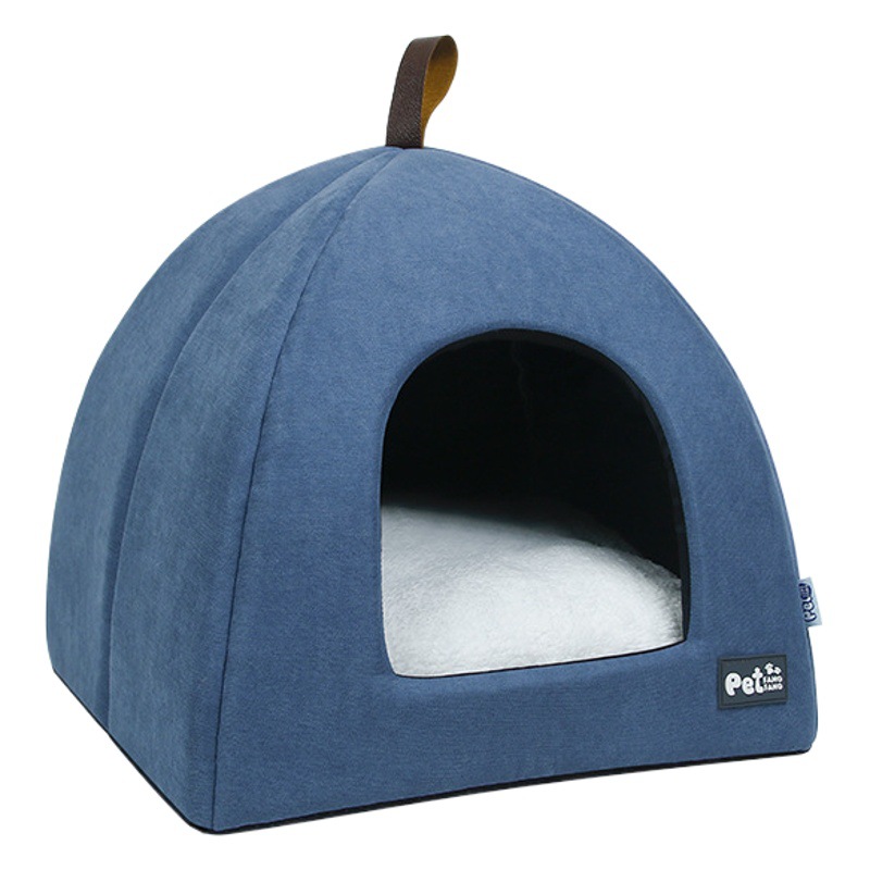 Fábrica al por mayor suministros para mascotas Teddy yurta mascota perrera estera pequeño perro gato nido tienda