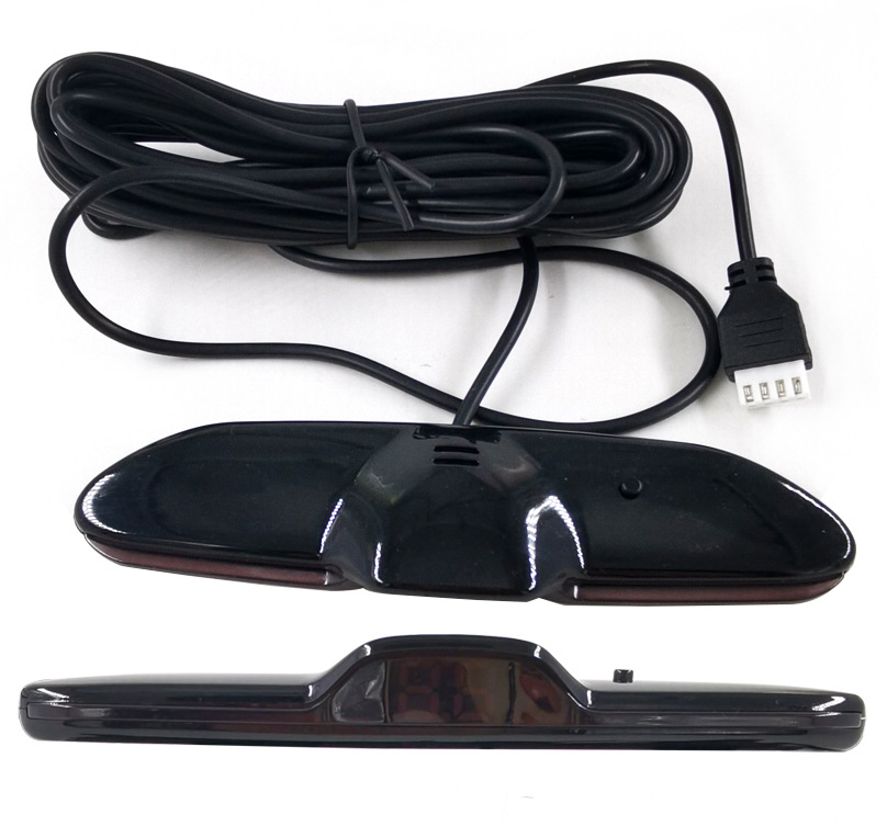 Universal fluorescent color flashing lights 4 car voice reversing radar display buzzer light parking LED