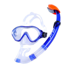 捷佳儿童游泳运动潜水镜干式呼吸管 护目蛙镜防水眼镜面罩JIEJIA