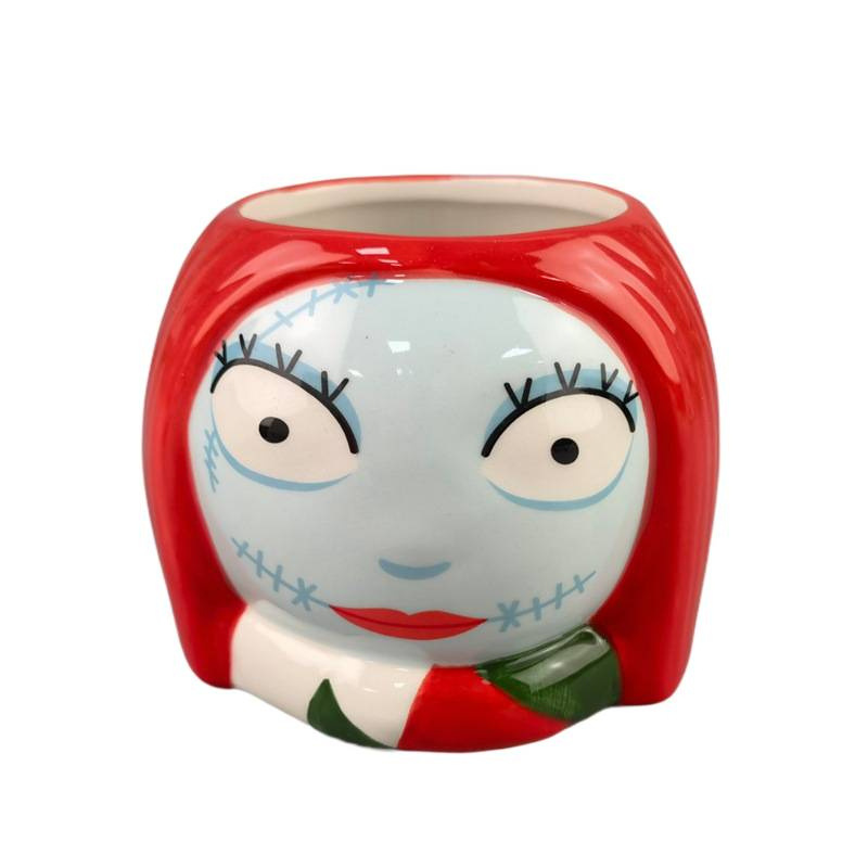 Halloween dibujos animados tazas de cerámica Jack parodia taza de Navidad Sally thriller anime calavera taza de regalo