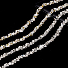 链条diy配饰水钻链礼服花式码链装饰配件爪链钻饰马眼钻服装辅料