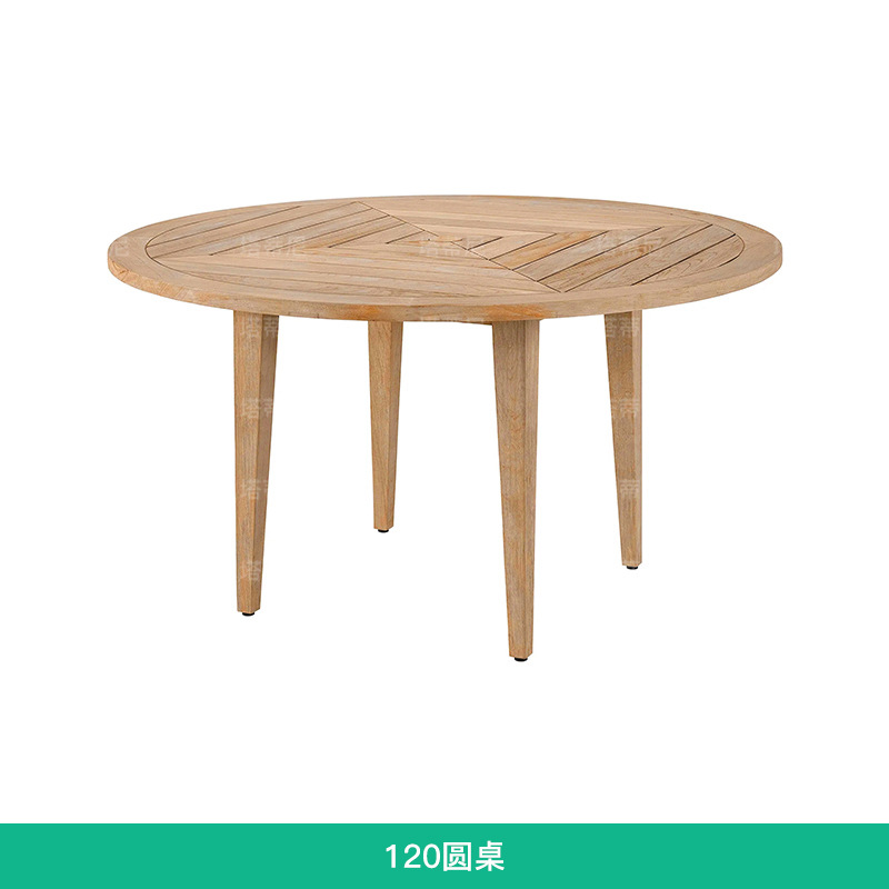 Mesas y sillas de teca para exteriores, mesa larga de madera maciza para patio de villa, muebles anticorrosivos para exteriores, mesas y sillas de ocio para jardín y balcón. image 9