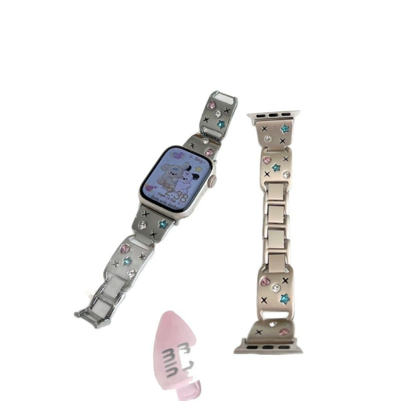 Starmeng Color Diamond Bracelet Model подходит для Apple Watch iwatchs9876 полный ряд ремешков Xiaomi 89pro Redmi