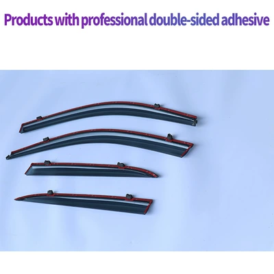 Zwa10 Window visors, Rain shield
