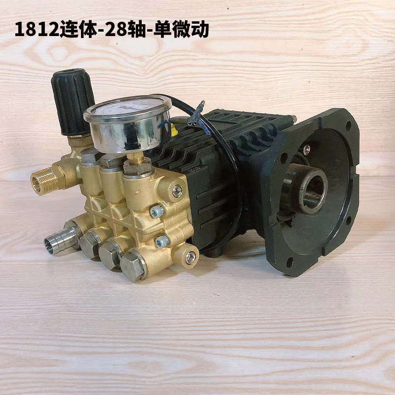 年华虎啸LG-1812连体28轴单微动高压清洗机泵头配件洗车机头雷格
