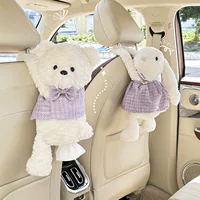 Продвинутый смысл автомобиль кролик бумажная ткань коробка автомобильная подвесная коробка для перекачки бумаги креативный милый мультфильм внутри автомобиля бумажная коробка подвесная сумка