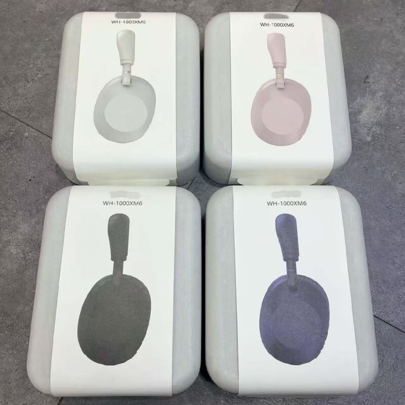 New Cross-Border Wh-1000Xm6 Wireless Bluetooth Headset Anc Active Noise-Cancelling Earphones Paper Pulp Box