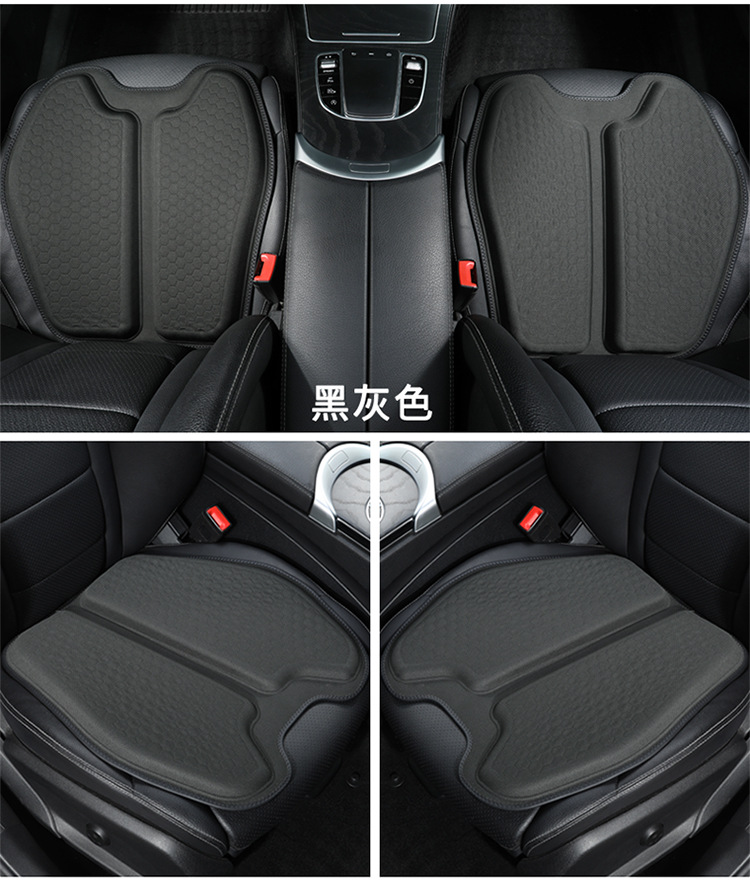 Factory direct new summer ice silk cold gel car seat cushion non-slip breathable cool mat home office seat cushion