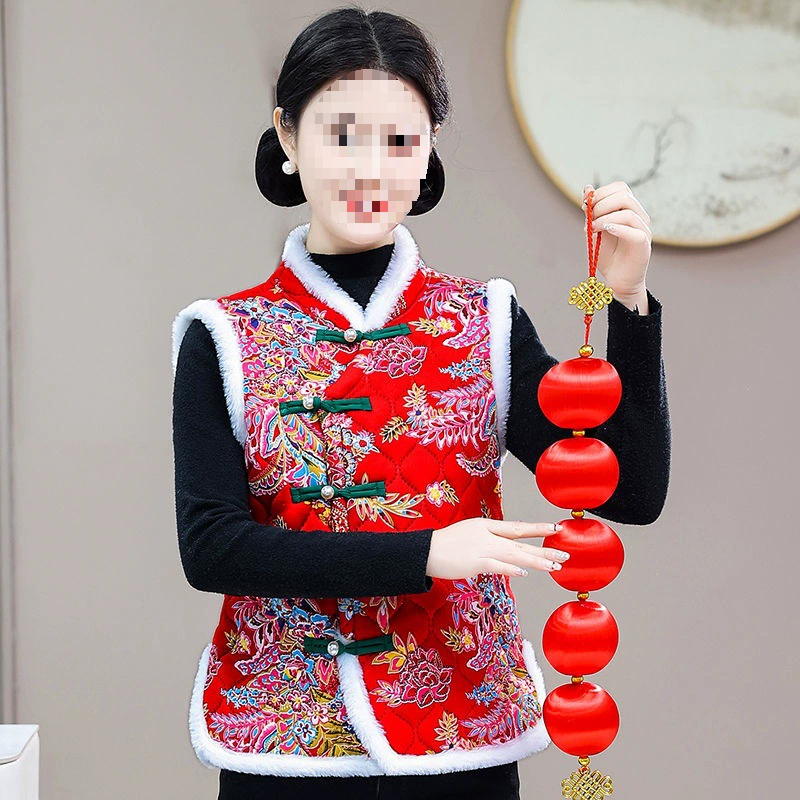 Новый жилет ретро Северо-Восточный Китай