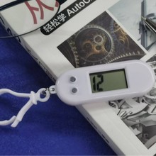 精美挂饰礼品钥匙扣电子钟数字lcd钟小挂表迷你复古风日历家居