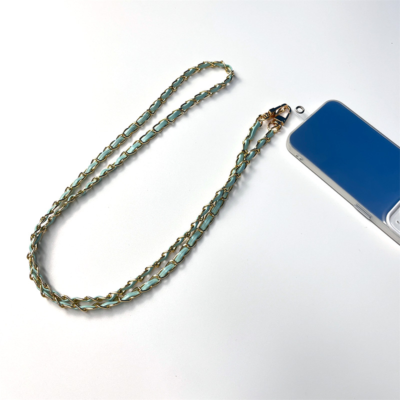 GLD-SL382-03 대각선 작은 향기 행잉 체인-라이트 그린