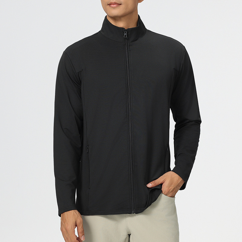 Clearance Sale: Spring and Autumn Thin Sports Jacket, Long-Sleeve Windproof Training Knit Cardigan, Stand Collar Quick-Dry Jacket