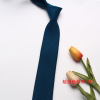 Classic suit, tie, colored accessory, 6cm