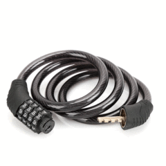 Mountain bike four-digit code lock, bicycle lock, wire chain lock, cycling equipment accessories, Changtong Bicycle Industry