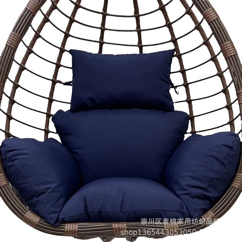 Al Aire Libre impermeable protector solar extraíble cesta estera columpio Nido de Pájaro silla cojín impermeable cesta