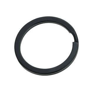 A Large Number of Spot Electrophoresis Matte Black Key Rings Black Flat Ring Keychains DIY Accessories Metal Car Keys