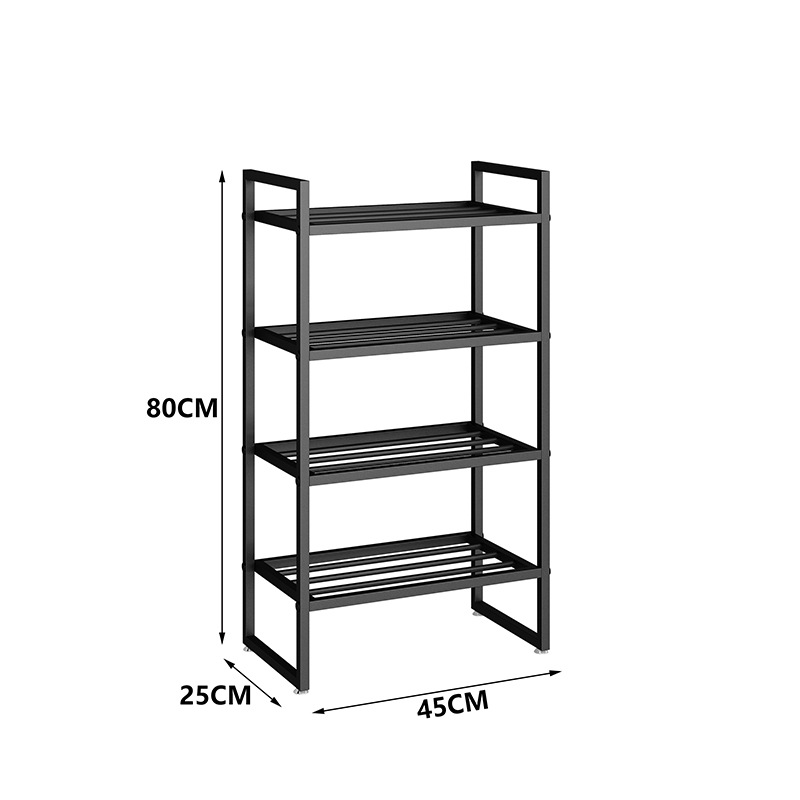 블랙 4 층 45*25*80CM