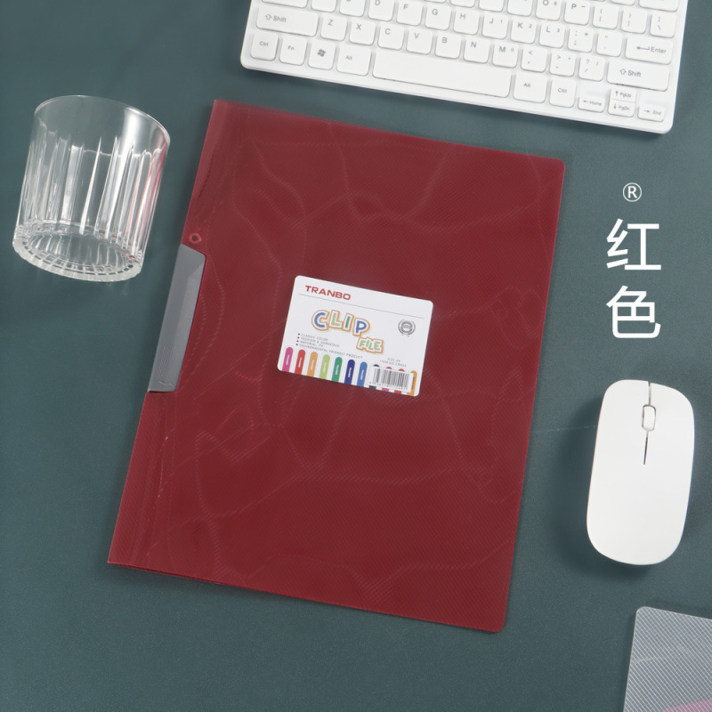 サイドボタン式回転ファイルA4大容量ファイル学生の答案資料収納クリップ現物|undefined
