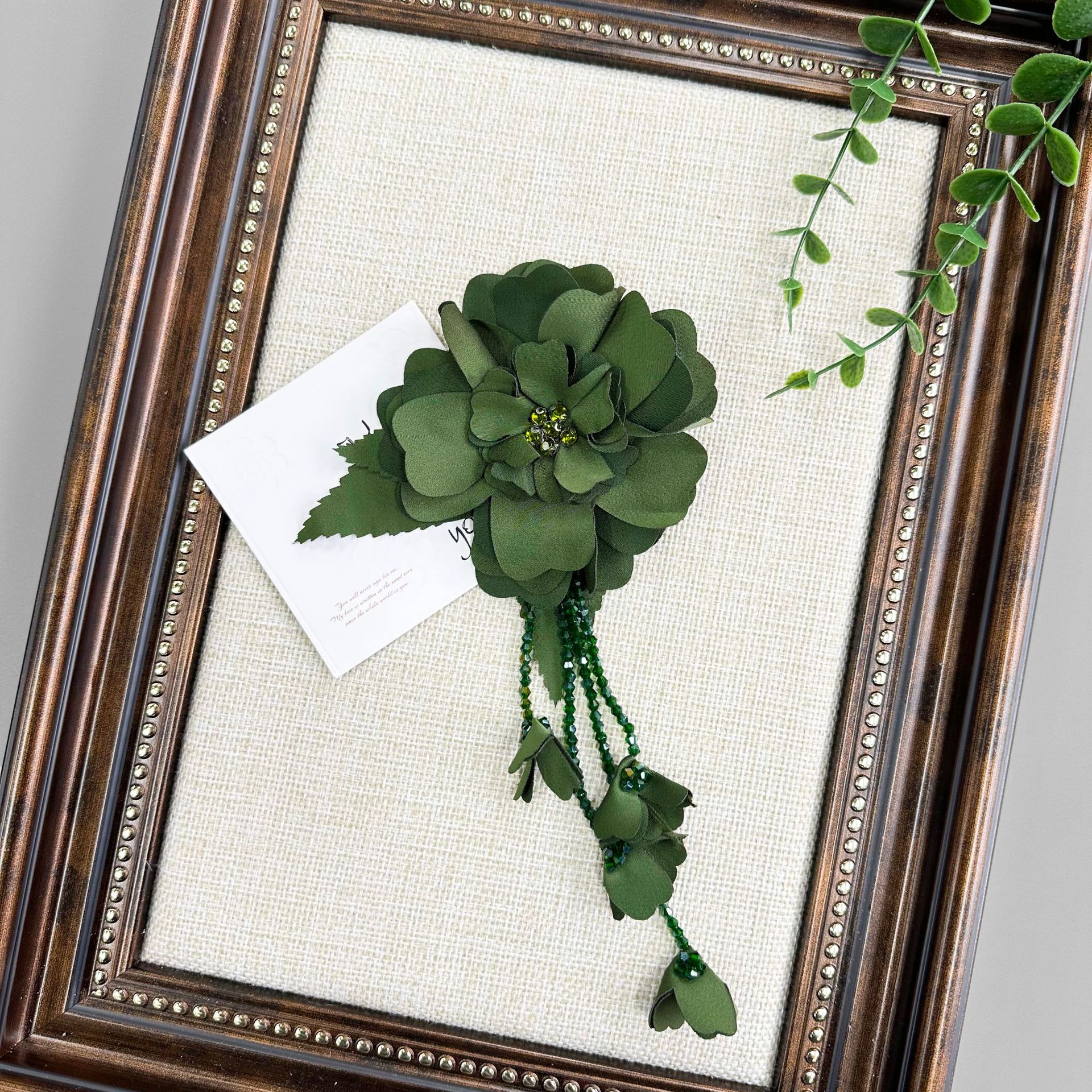 pétalos multicapa estereoscópicos frescuras flores de cristal pines cosidos a mano ropa DIY accesorios para el cabello sombreros cortinas
